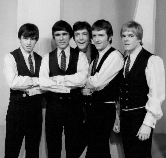 The Dave Clark Five band members: Denis Payton, Dave Clark, Mike Smith, Rick Huxley and Lenny Davidson.
